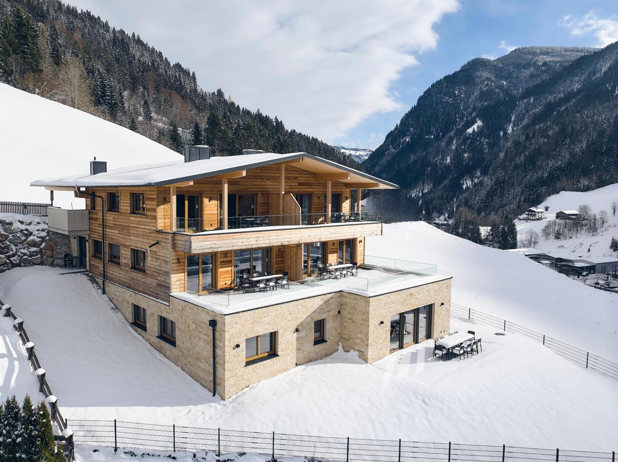 Alpenparks Chalet & Apartment Steve Lodge Viehhofen Exteriér fotografie
